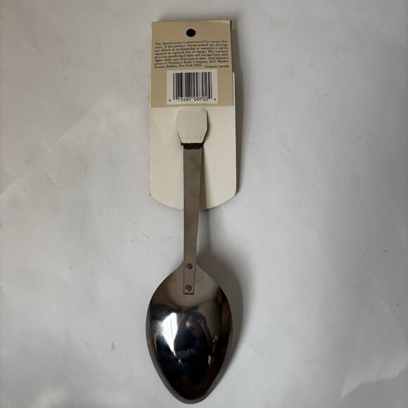 VTG NOS America Cook Rosewood Handle Basting Spoon Stainless Steel USA Made - Picture 5 of 9